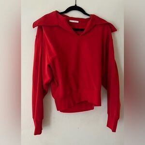 Zara Red Sweatshirt - Red - Women’s L